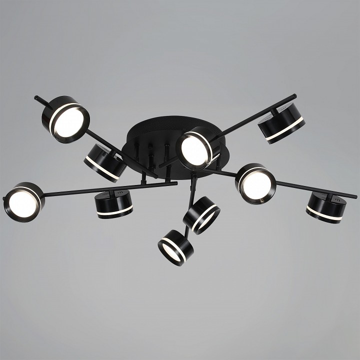 Люстра на штанге Reluce  10590-0.3-10 Black