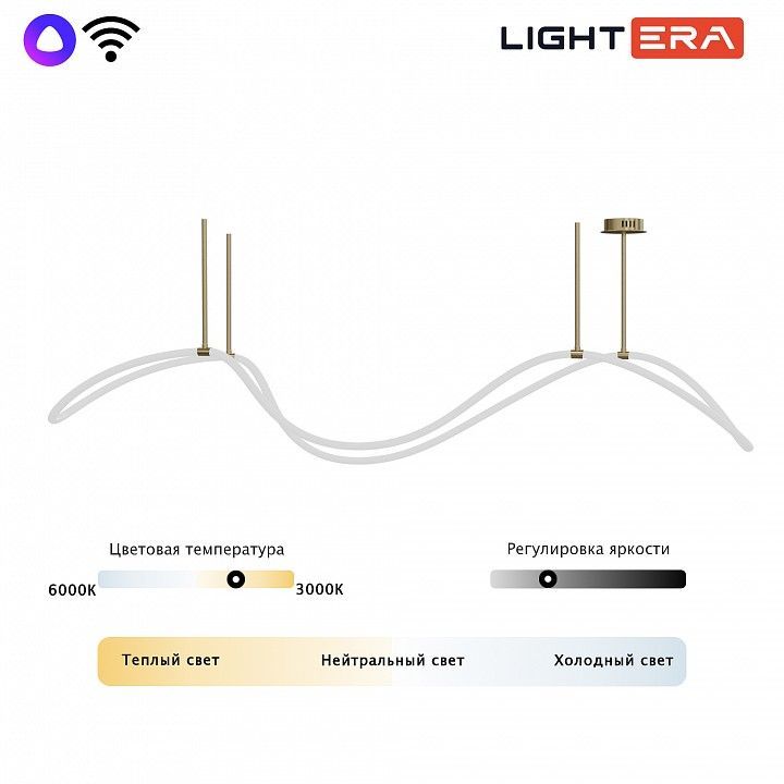 Светильник на штанге LIGHTERA Nyasa LE117L-150GB WIFI
