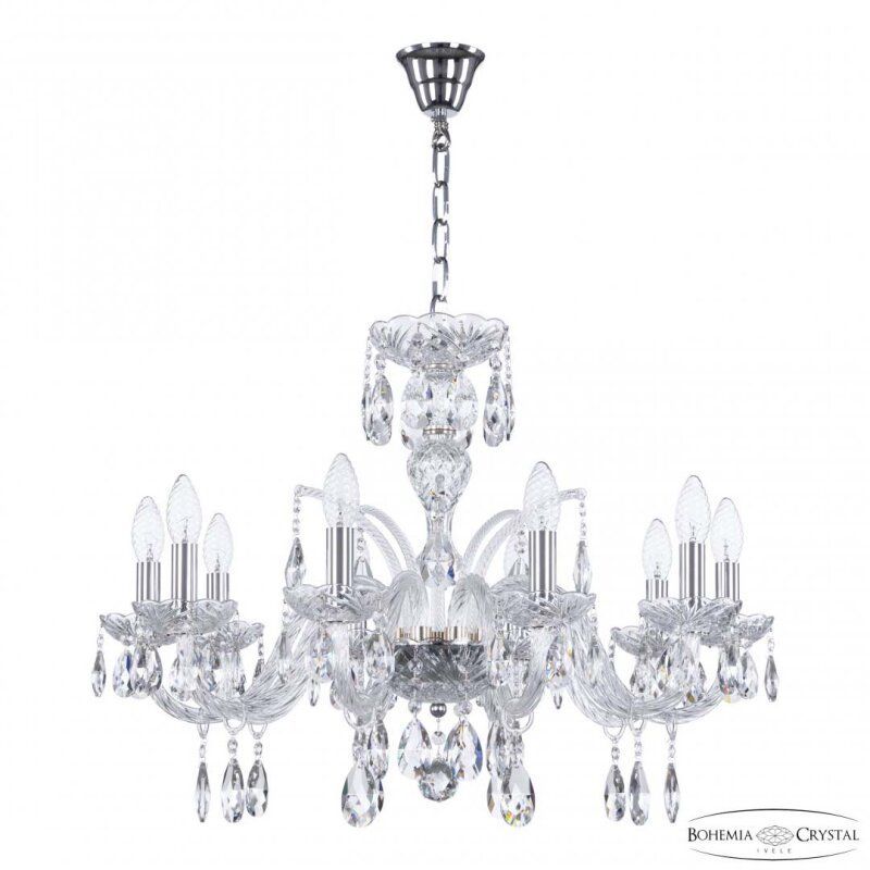 Подвесная люстра Bohemia Ivele Crystal 118 118/10/240 Ni