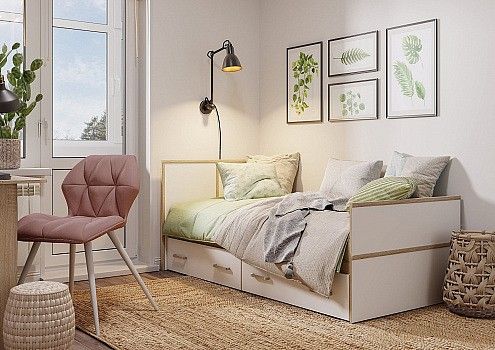 Кровать односпальная BTS Сакура Н001149