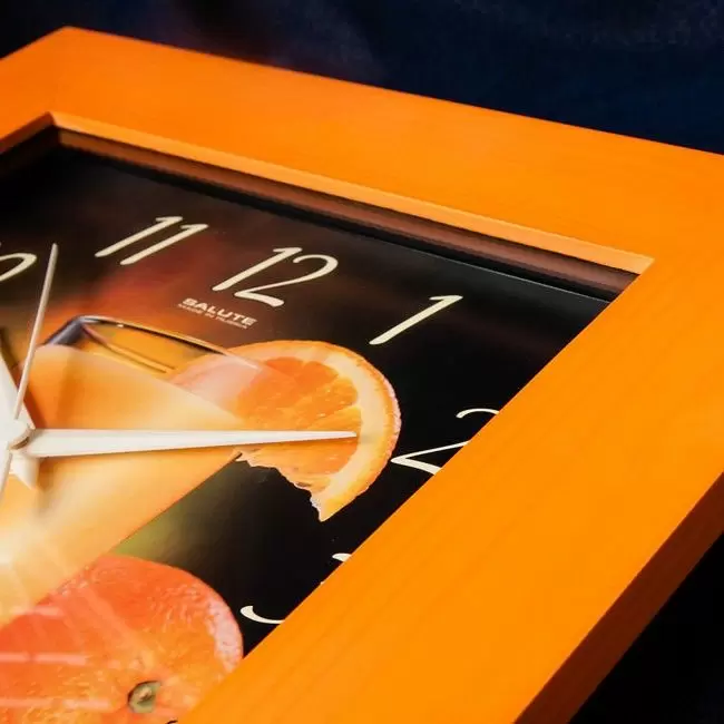 Настенные часы Салют Апельсиновый Сок ДС-4АА2.1-102 Апельсиновый сок